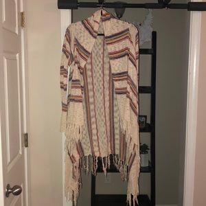 Long Sleeve Open Sweater